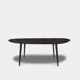 Tafel organisch eikenhout - Konisch - Dark Grey
