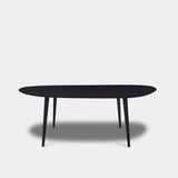 Tafel organisch eikenhout - Konisch - Donker Eiken