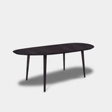 Tafel organisch eikenhout - Konisch - Dark Grey