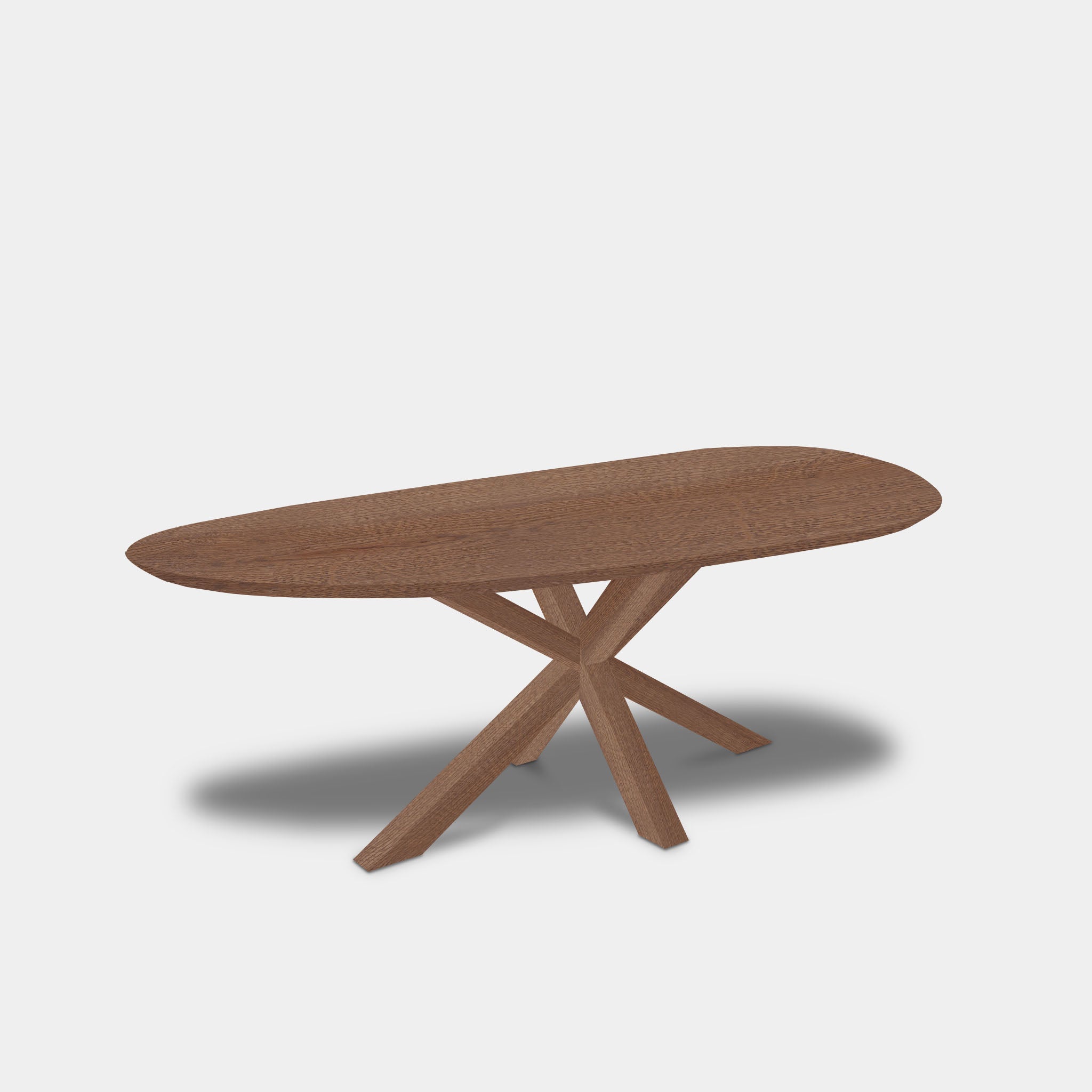 Tafel organisch eikenhout - Matrix Hout - Cinnamon