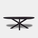 Tafel organisch eikenhout - Matrix Hout - Night Glow