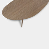 Tafel organisch eikenhout - Hout Onderstel - Pura Natura
