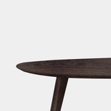Tafel organisch eikenhout - Hout Onderstel - Dear Brown