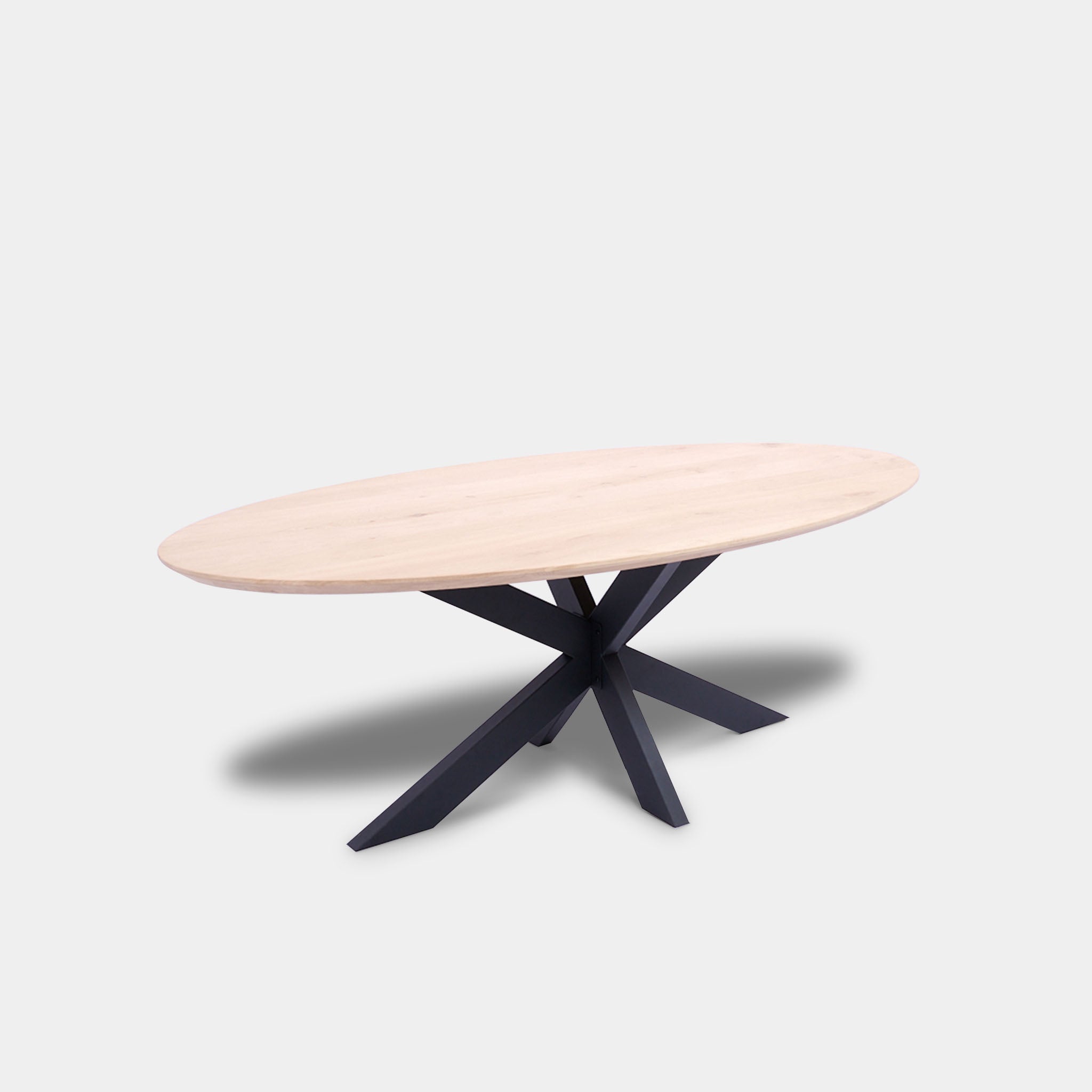 Tafel Ovaal Eikenhout - Matrix - Onbehandeld