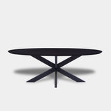 Tafel Ovaal Eikenhout - Matrix XL - Donker Eiken
