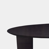 Tafel Ovaal Eikenhout - Half Rond - Night Glow