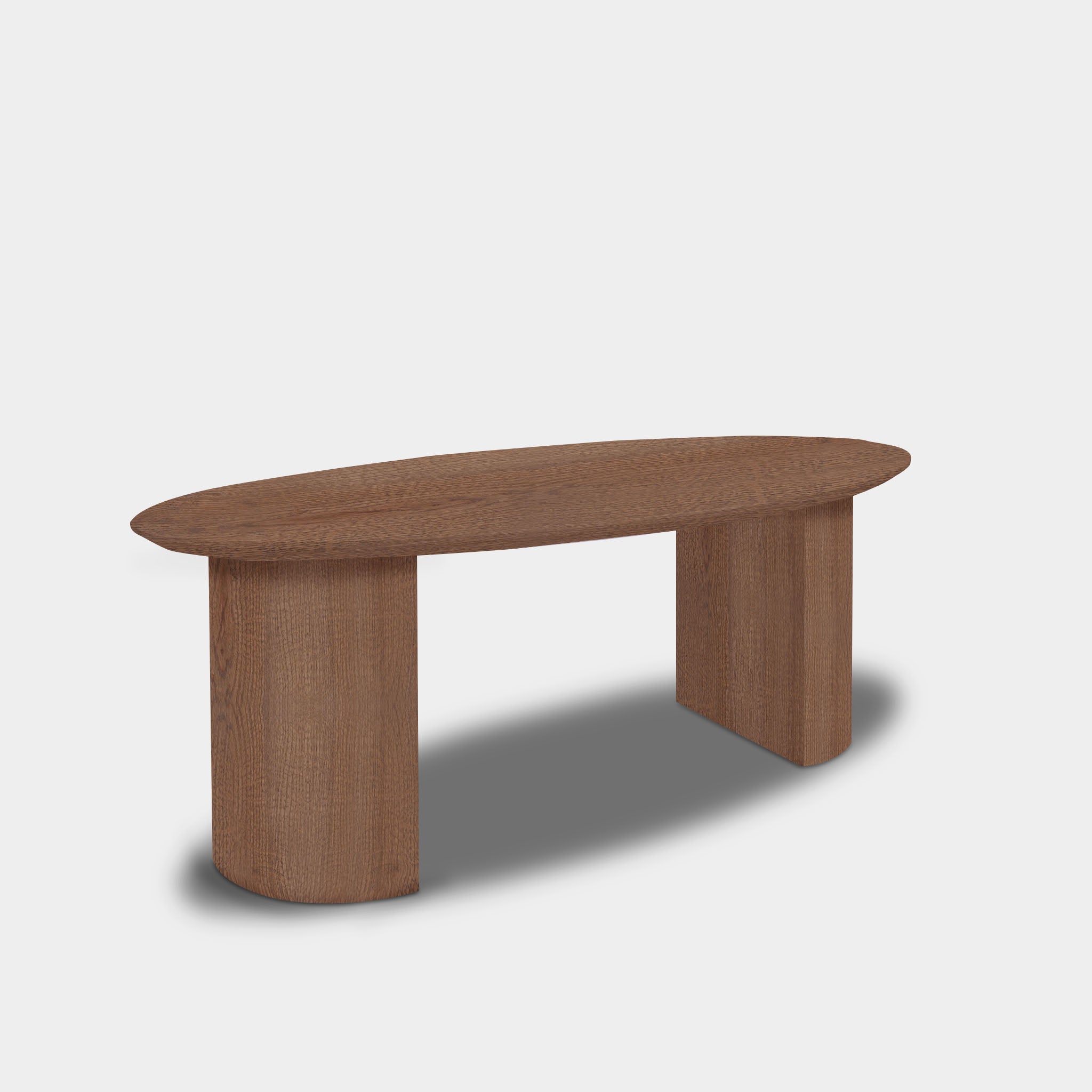 Table Oval Oak - Half Round - Cinnamon