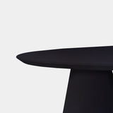 Table Oval Oak - Set Conical Leg - Dark Oak