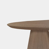 Tafel Ovaal Eikenhout - Set Kegelpoot - Pura Natura