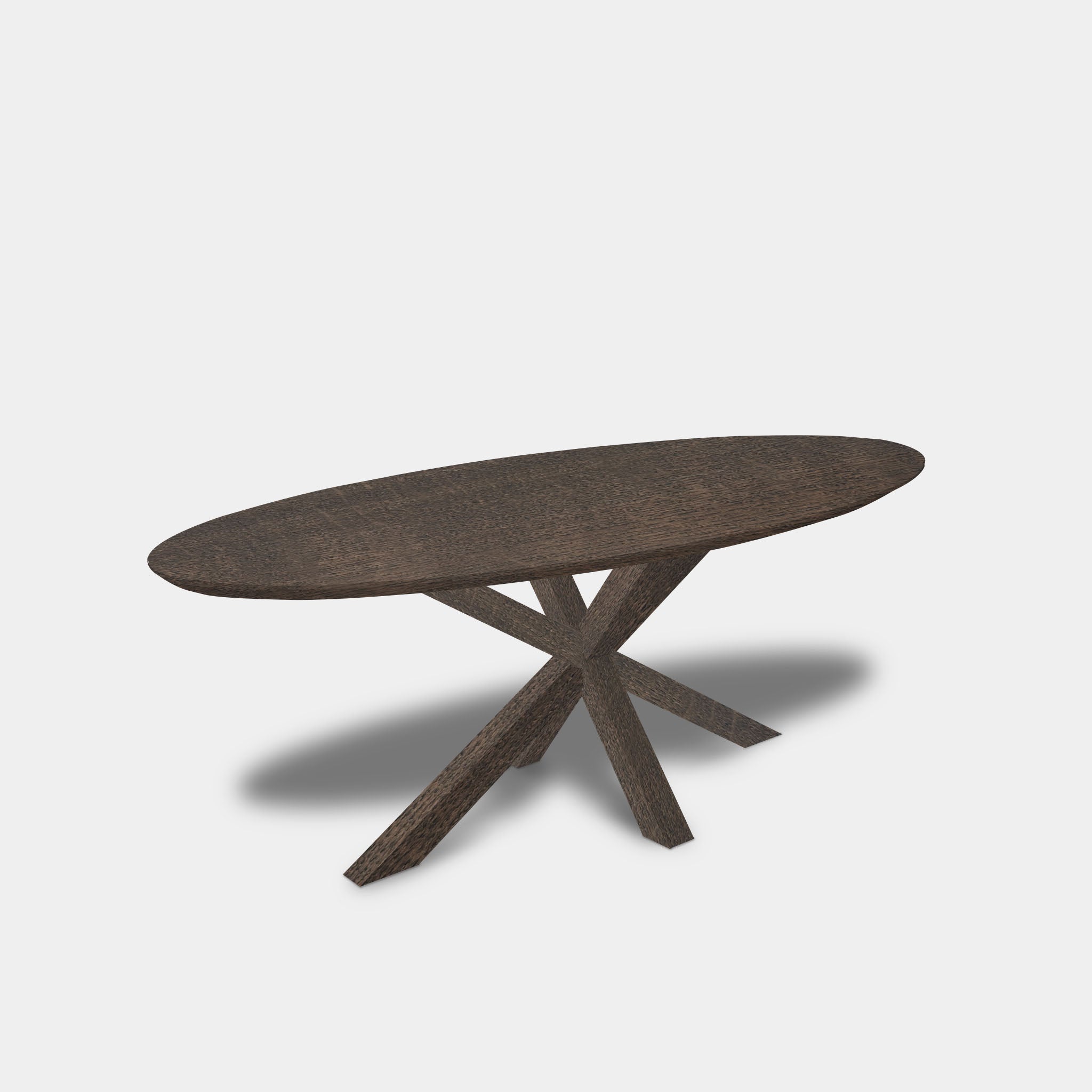 Tafel Ovaal Eikenhout - Matrix Hout - Zand