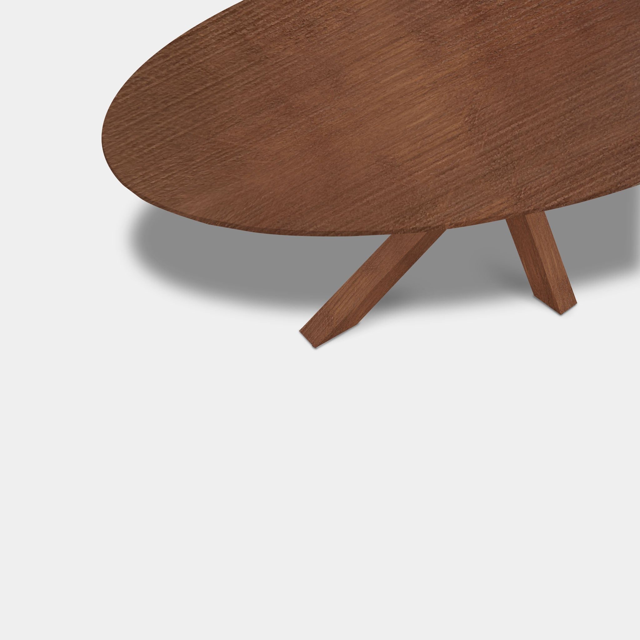 Tafel Ovaal Eikenhout - Matrix Hout - Toscane 102