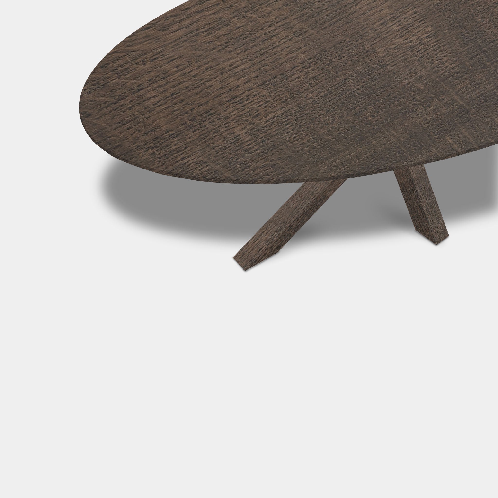 Tafel Ovaal Eikenhout - Matrix Hout - Zand