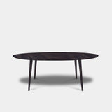 Table Oval Oak - Conical - Dark Grey