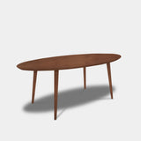 Tafel Ovaal Eikenhout - Konisch - Toscane 102