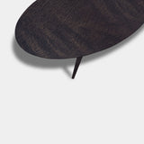 Table Oval Oak - Conical - Dark Grey