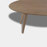 Tafel Ovaal Eikenhout - Hout Onderstel - Pura Natura
