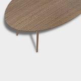 Tafel Ovaal Eikenhout - Hout Onderstel - Pura Natura