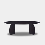 Tafel Ovaal Eikenhout - Set Driehoek - Donker Eiken