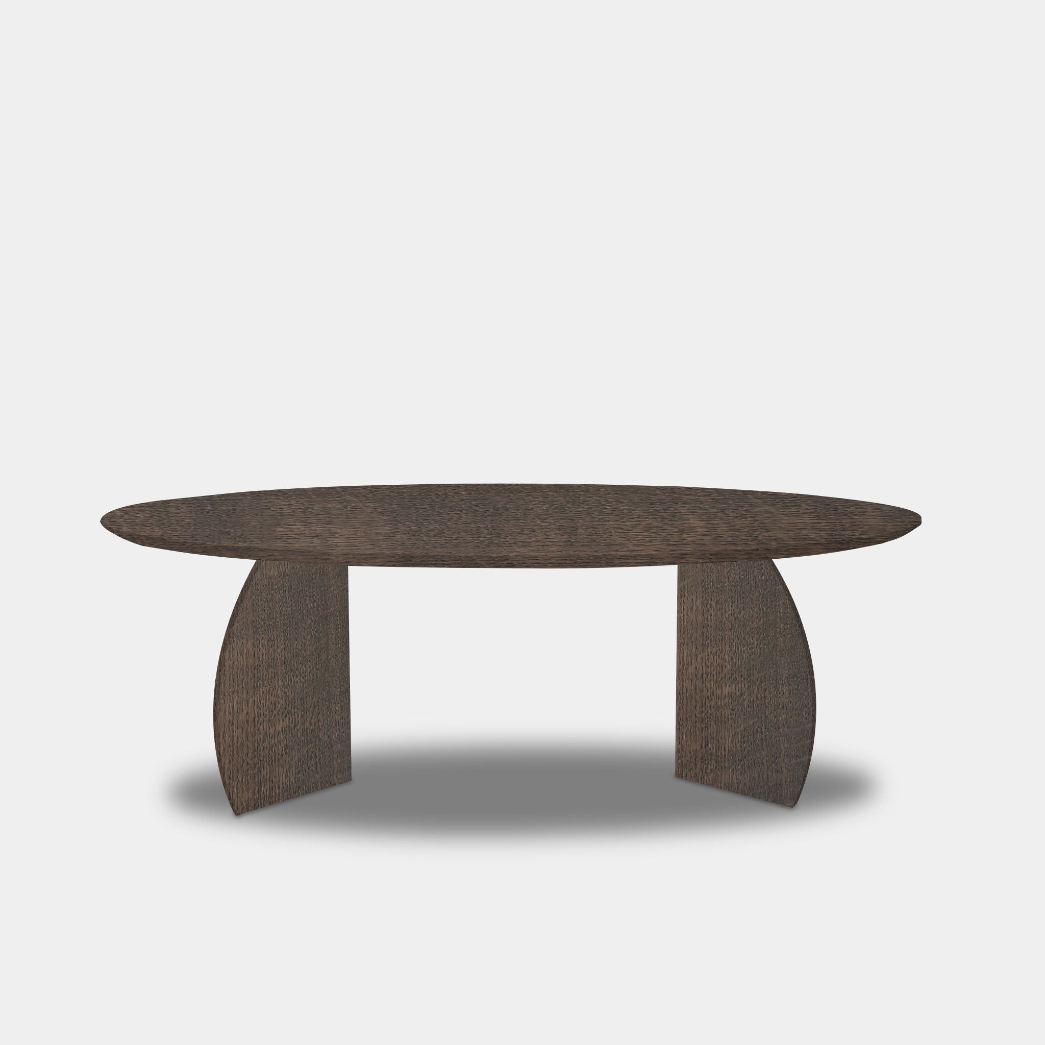 Tafel Ovaal Eikenhout - Set Driehoek - Zand