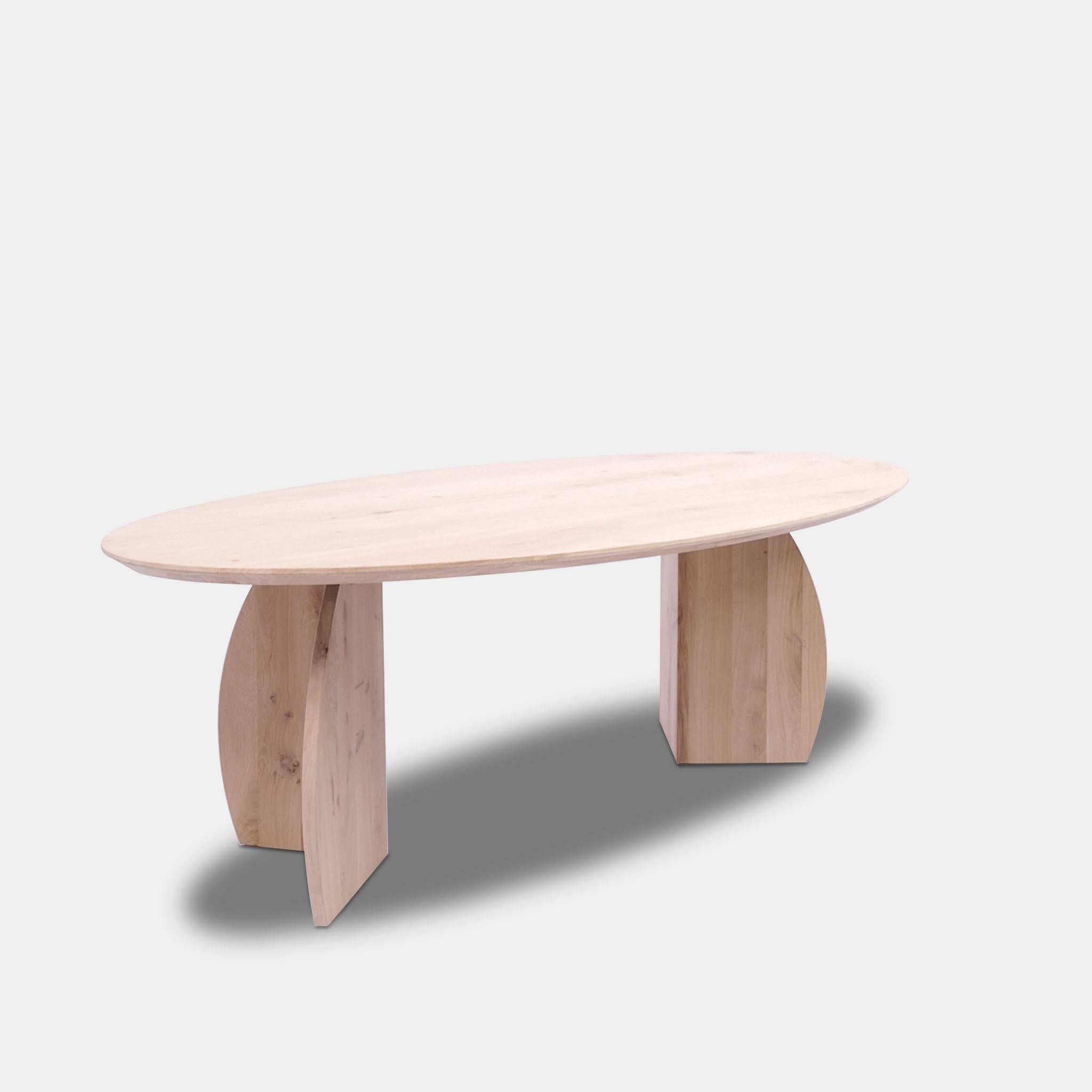 Table Oval Oak - Set Triangle - Untreated