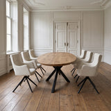 Tafel Nico - Ovaal - Massief Eikenhout