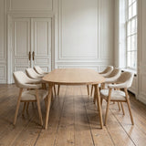 Black Friday Tafel Kati - Plat Ovaal - Massief Eikenhout