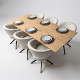 Tafel Rechthoekig Eikenhout - Matrix - Pura Natura