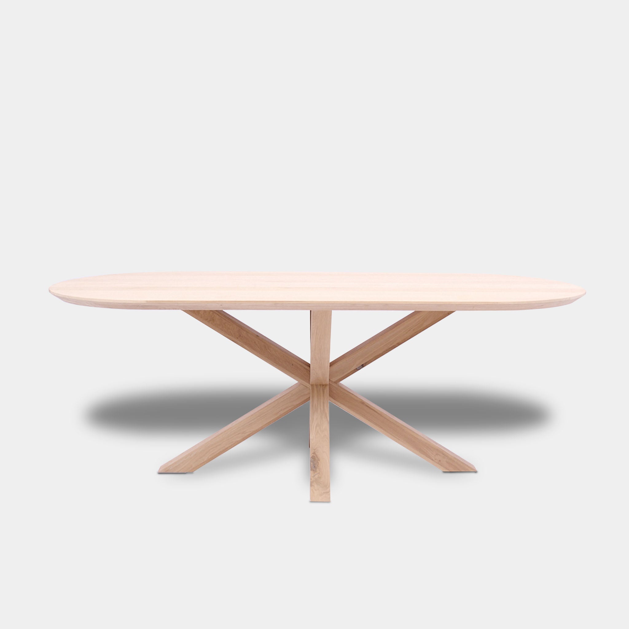 Table Flat Oval Oak - Matrix Wood - Untreated