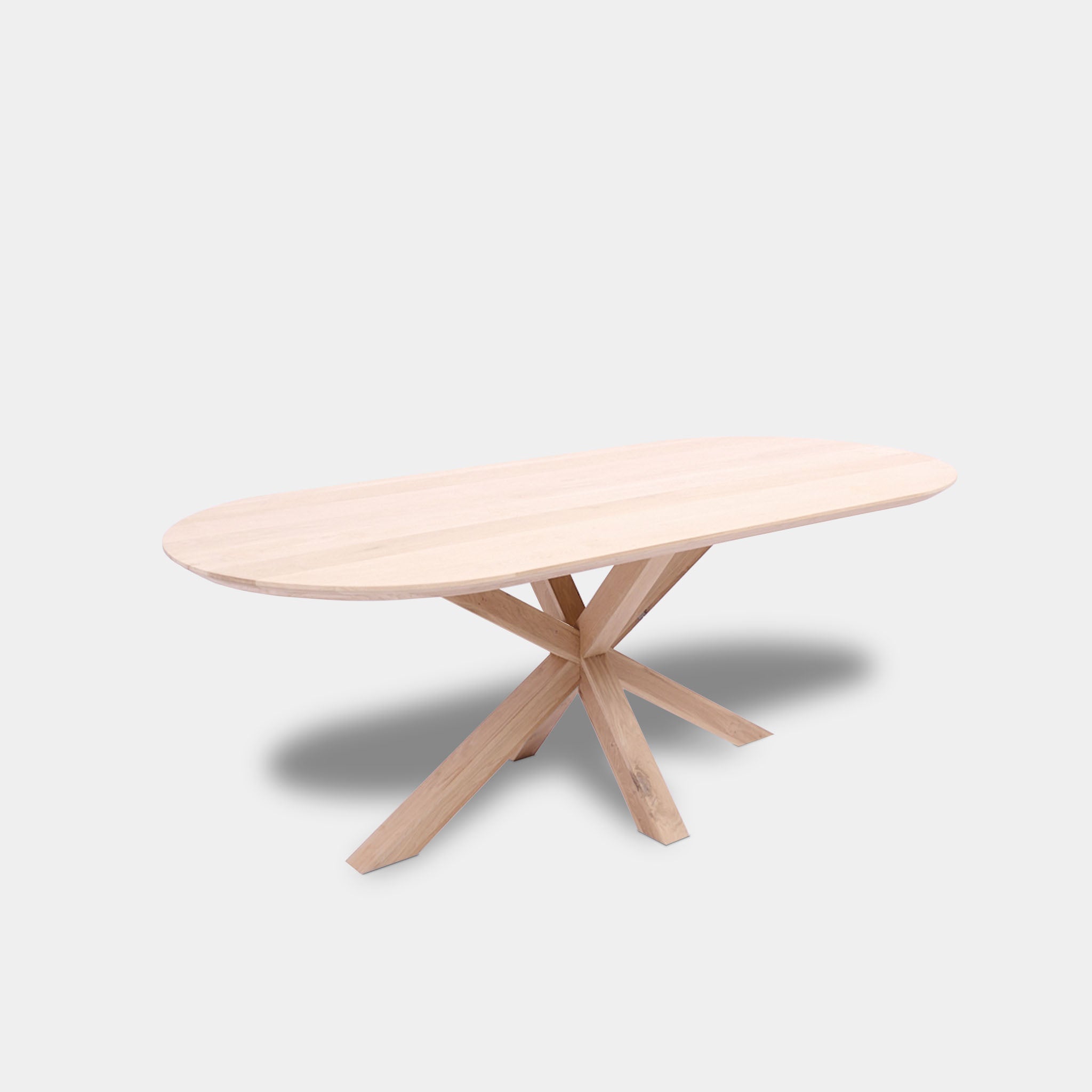 Table Flat Oval Oak - Matrix Wood - Untreated
