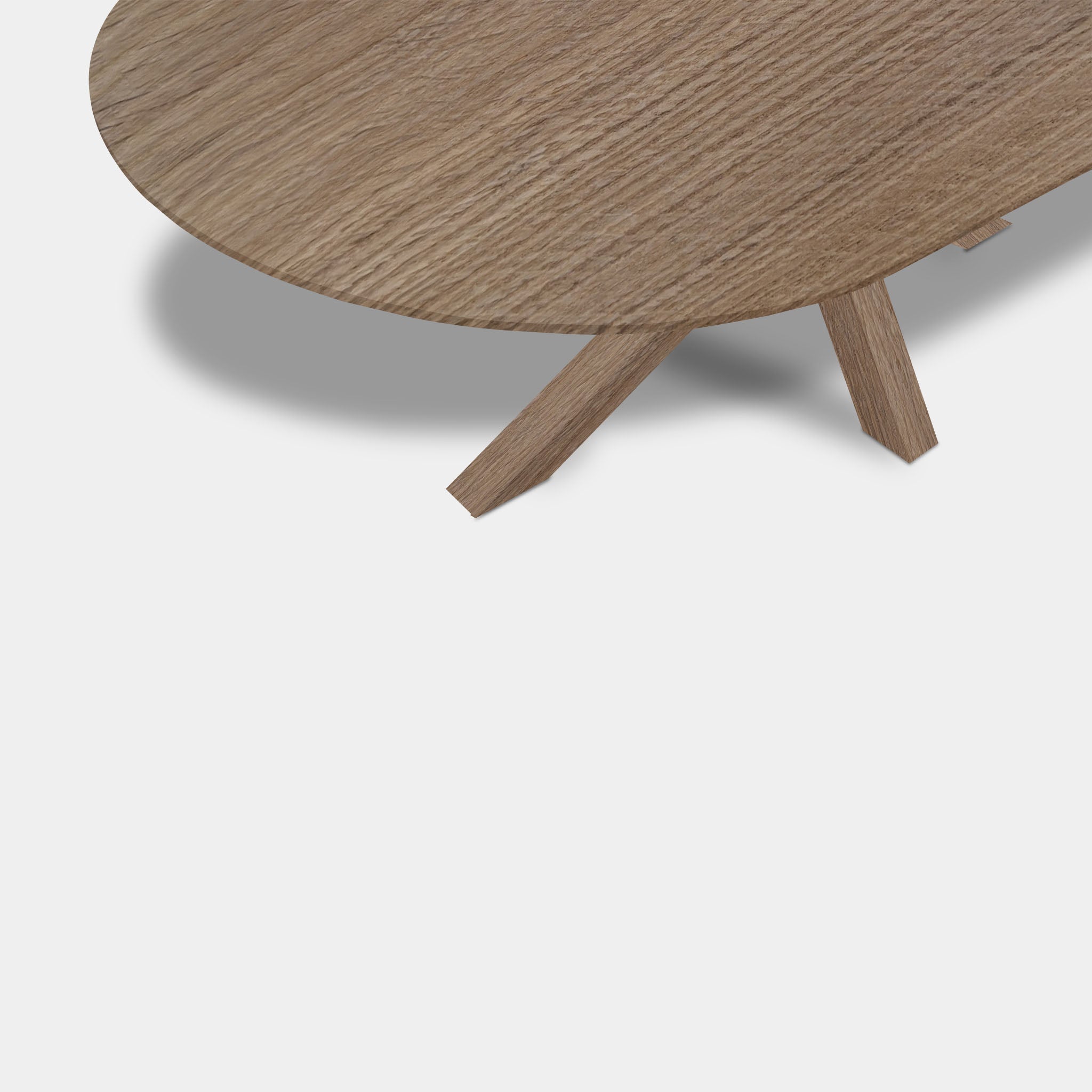 Table plate ovale en chêne - Matrix Wood - Pura Natura