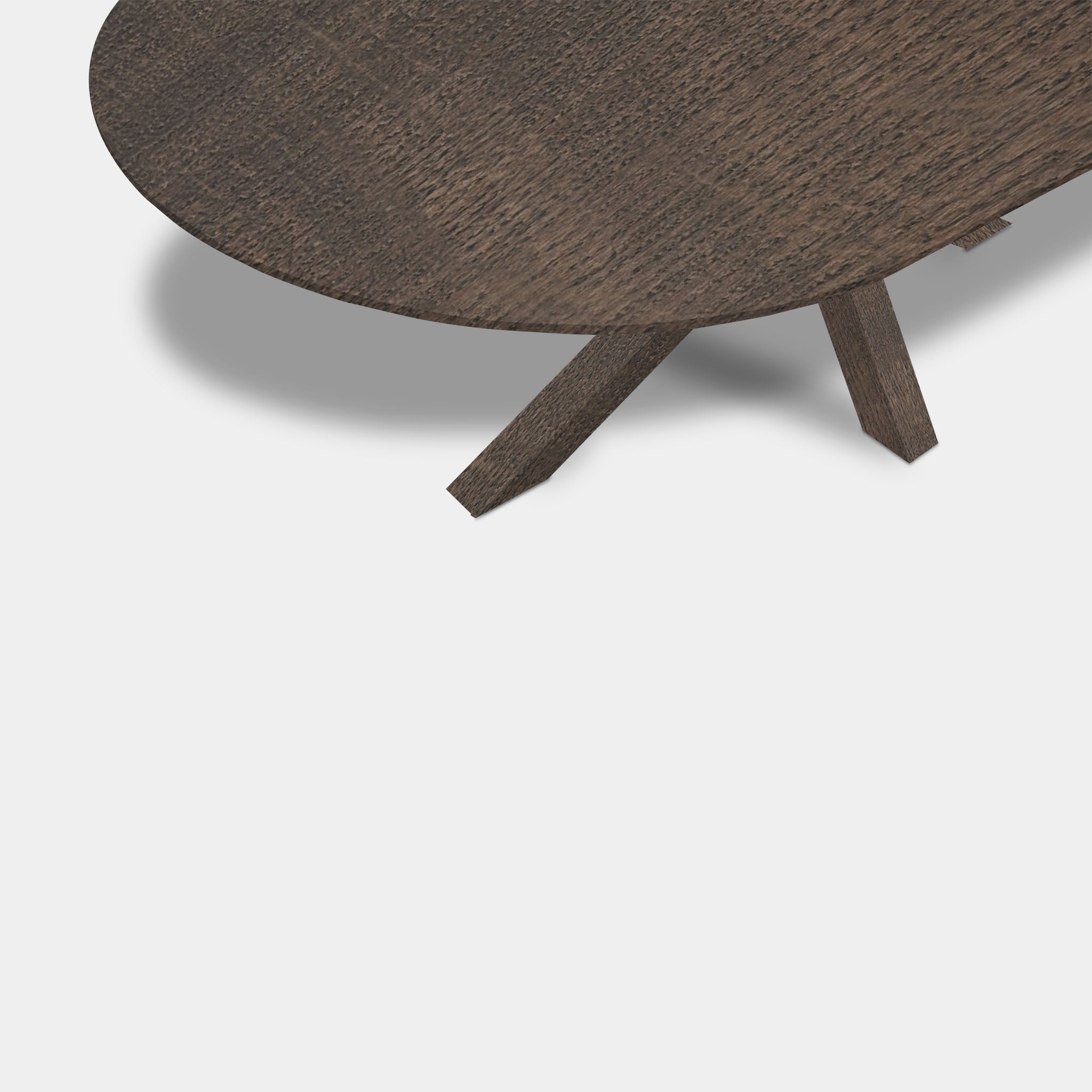 Table plate ovale en chêne - Matrix Wood - Sable