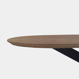 Tafel Plat Ovaal Eikenhout - Matrix - Pura Natura