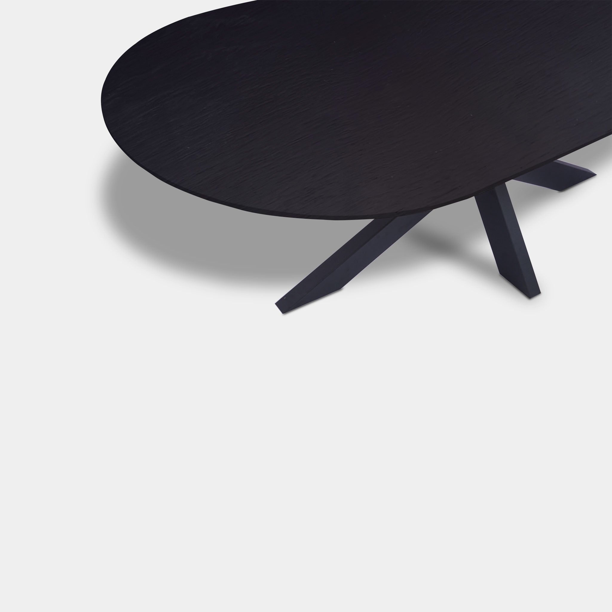 Tafel Plat Ovaal Eikenhout - Matrix XL - Donker Eiken