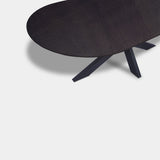 Tafel Plat Ovaal Eikenhout - Matrix - Night Glow