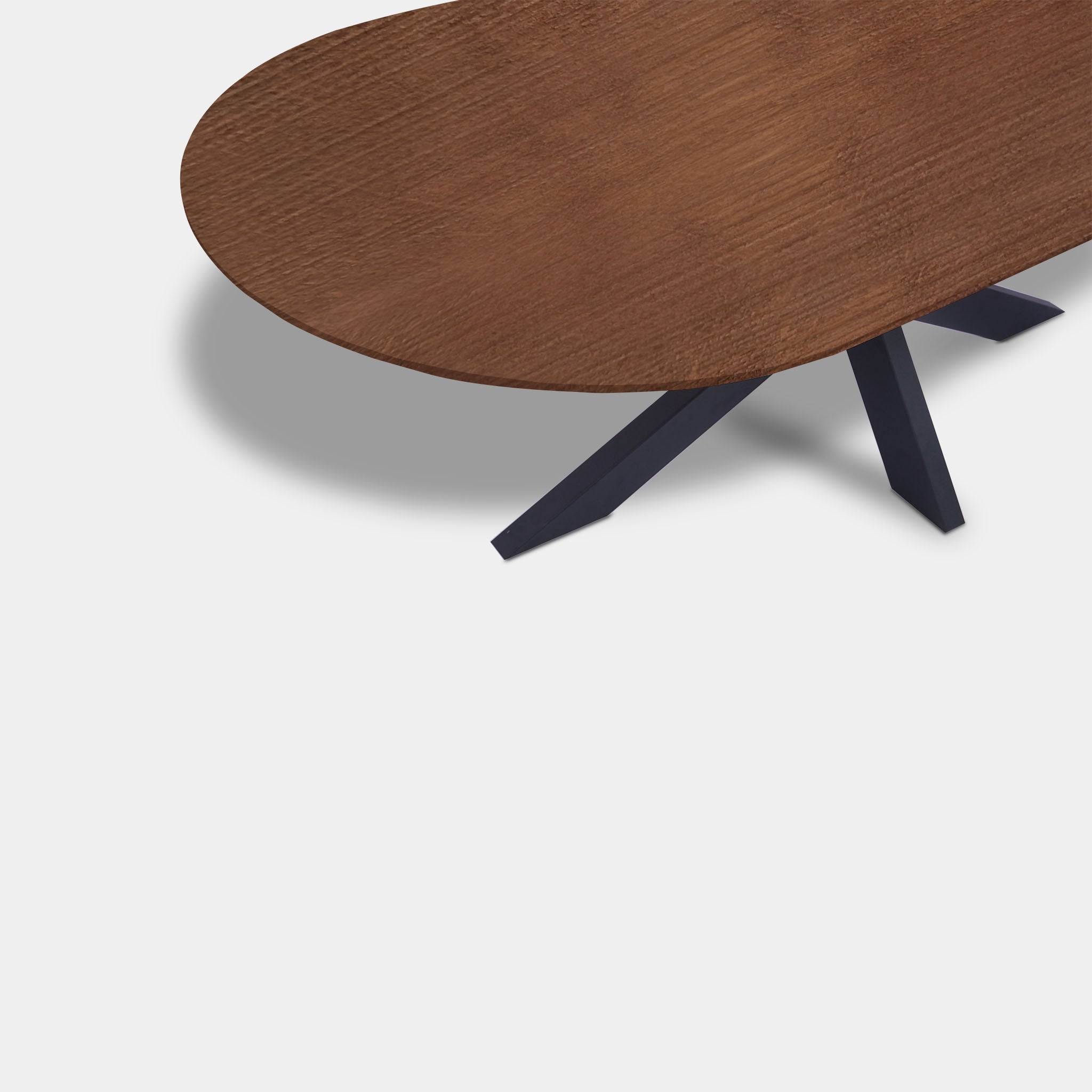 Tafel Plat Ovaal Eikenhout - Matrix - Toscane 102
