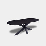 Tafel Plat Ovaal Eikenhout - Matrix XL - Donker Eiken