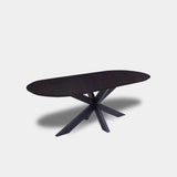 Tafel Plat Ovaal Eikenhout - Matrix - Night Glow