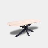 Tafel Plat Ovaal Eikenhout - Matrix - Onbehandeld