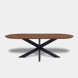 Tafel Plat Ovaal Eikenhout - Matrix - Cinnamon