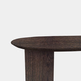 Tafel Plat Ovaal Eikenhout - Half Rond - Dear Brown