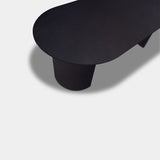 Tafel Plat Ovaal Eikenhout - Half Rond - Donker Eiken