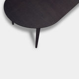 Tafel Plat Ovaal Eikenhout - Konisch - Night Glow
