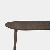Tafel Plat Ovaal Eikenhout - Konisch - Zand