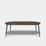 Tafel Plat Ovaal Eikenhout - Konisch - Zand
