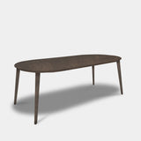 Tafel Plat Ovaal Eikenhout - Konisch - Zand