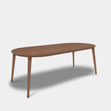 Tafel Plat Ovaal Eikenhout - Konisch - Cinnamon