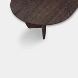 Tafel Plat Ovaal Eikenhout - Set Driehoek - Dear Brown