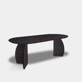 Tafel Plat Ovaal Eikenhout - Set Driehoek - Night Glow