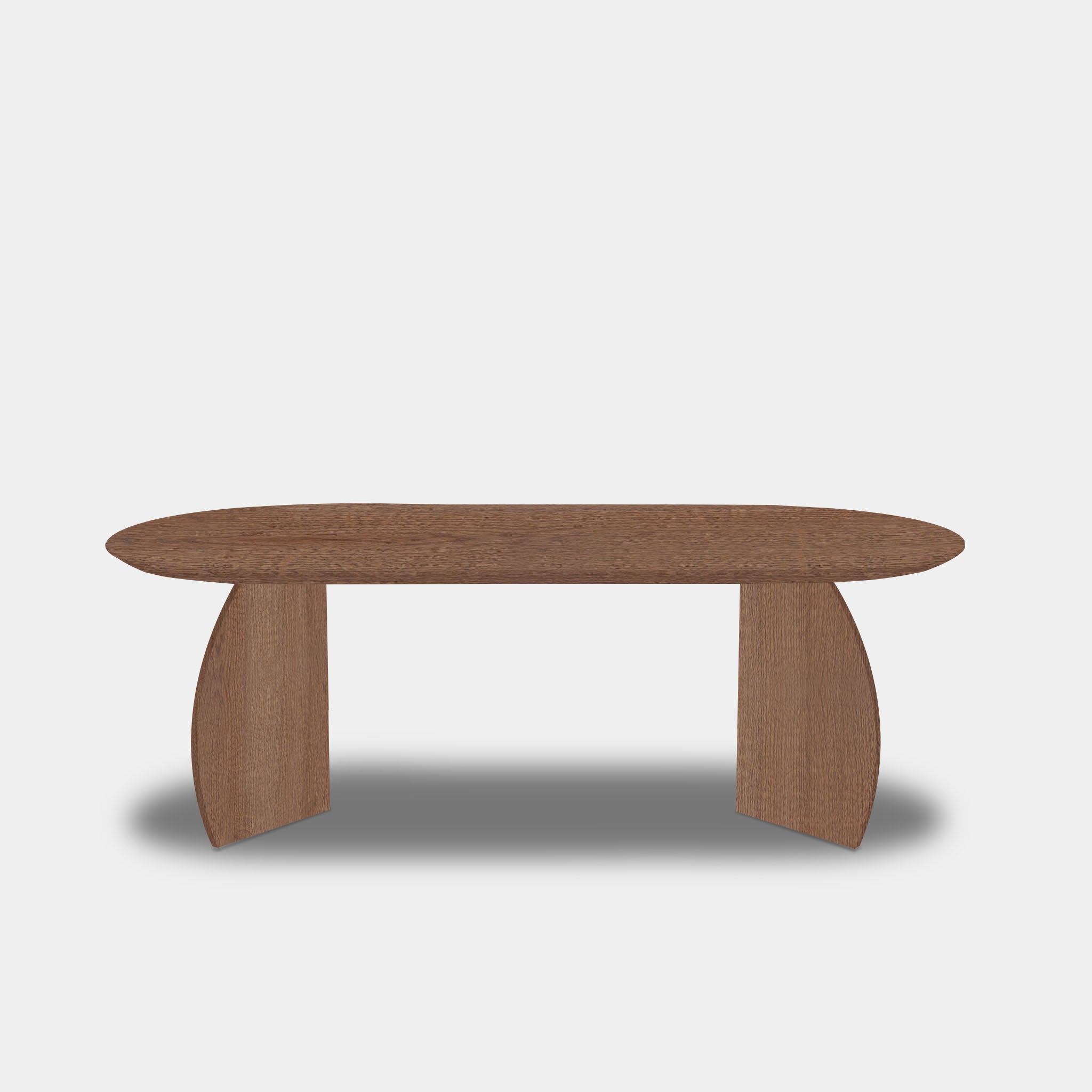 Table Flat Oval Oak - Set Triangle - Cinnamon