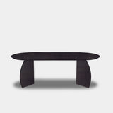 Tafel Plat Ovaal Eikenhout - Set Driehoek - Night Glow